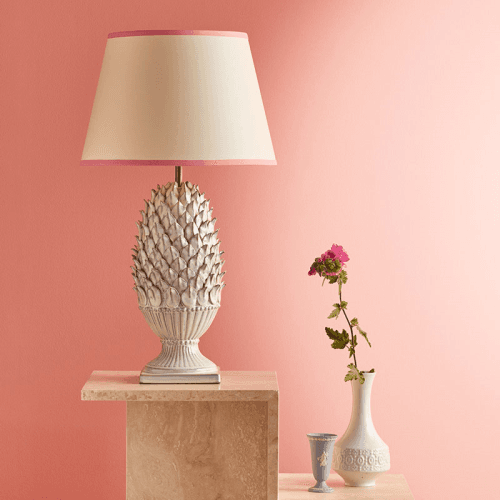 Image showing the Charles Table Lamp, Stone product.