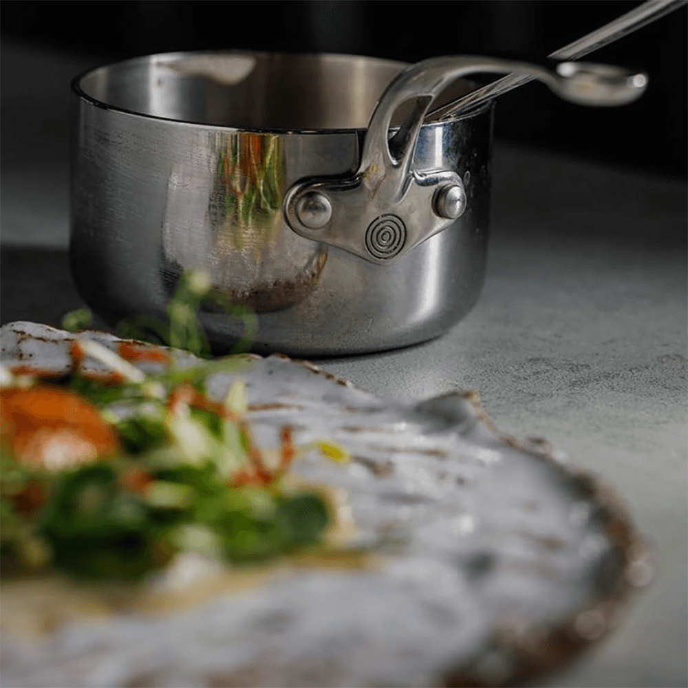 Mini pan, Stainless steel