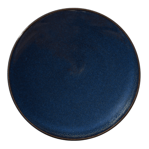 Image showing the Tourron Set of 2 Presentation Plates, Indigo product.