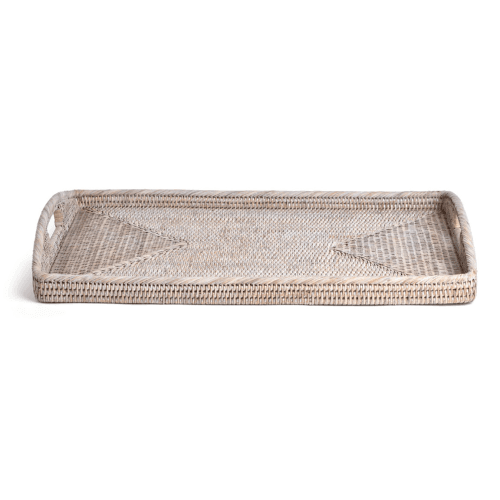 Image showing the Ashcroft Breakfast Tray, Rattan product.