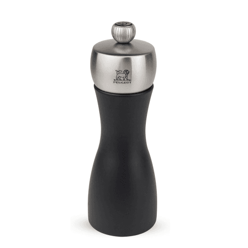 Image showing the Fidji Salt mill, Matt Black And Stainless Steel Finish product.