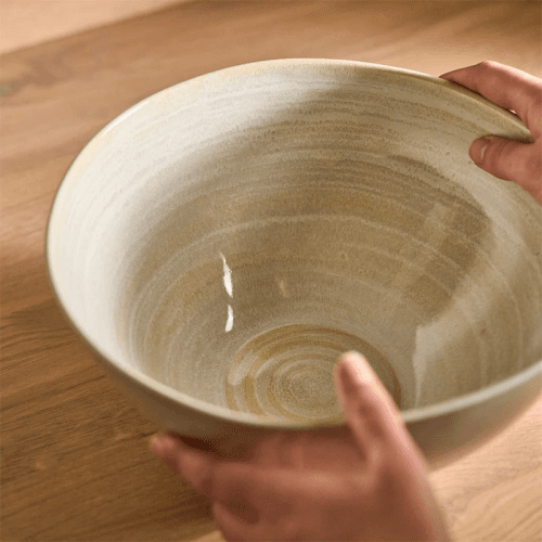 Image showing the Amberley Serving Bowl, Yellow product.