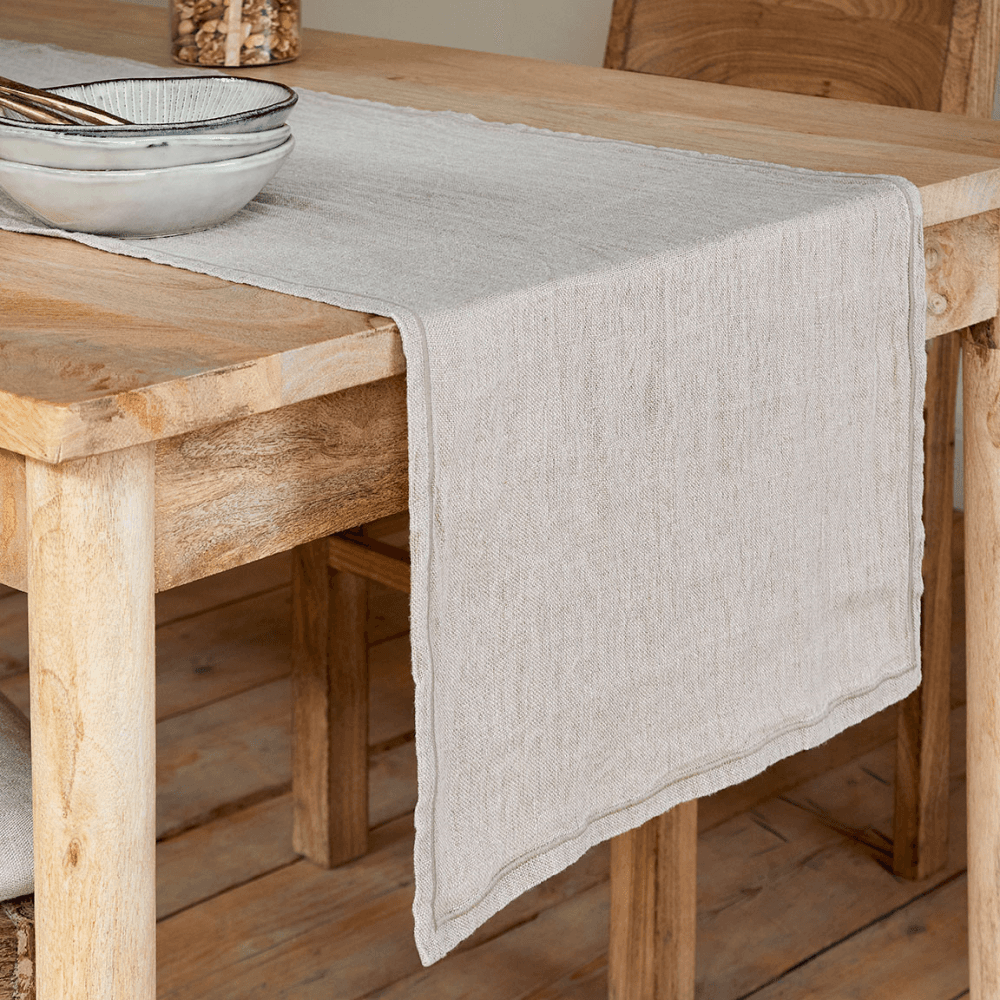 Junto Junto Linen Runner, Natural