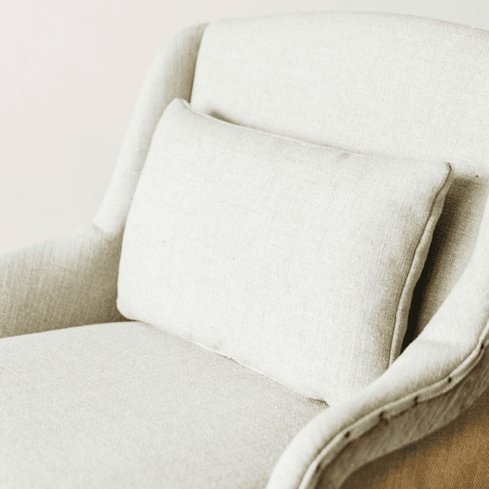 Duchess Linen Armchair, Natural