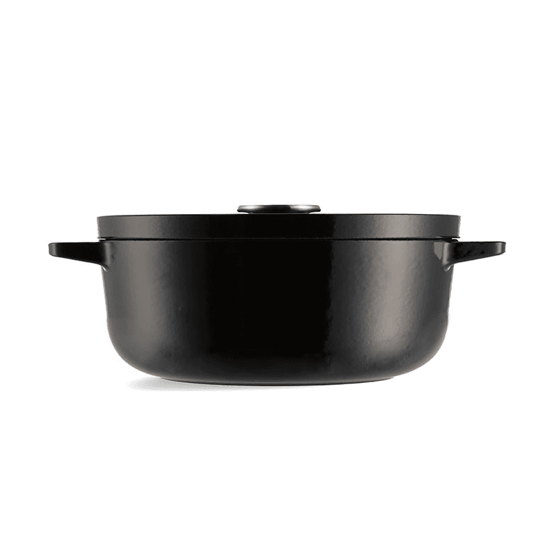 Cast Iron Oval Non-stick Casserole Dish with Lid