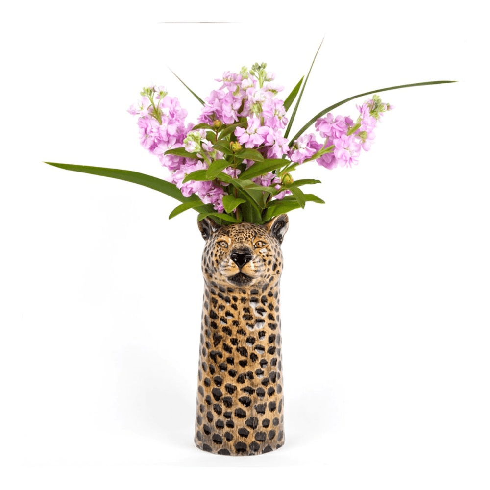 Leopard Flower Vase