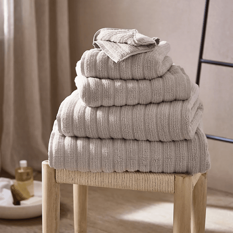 Rib Hydrocotton Bath Towel, Oatmeal