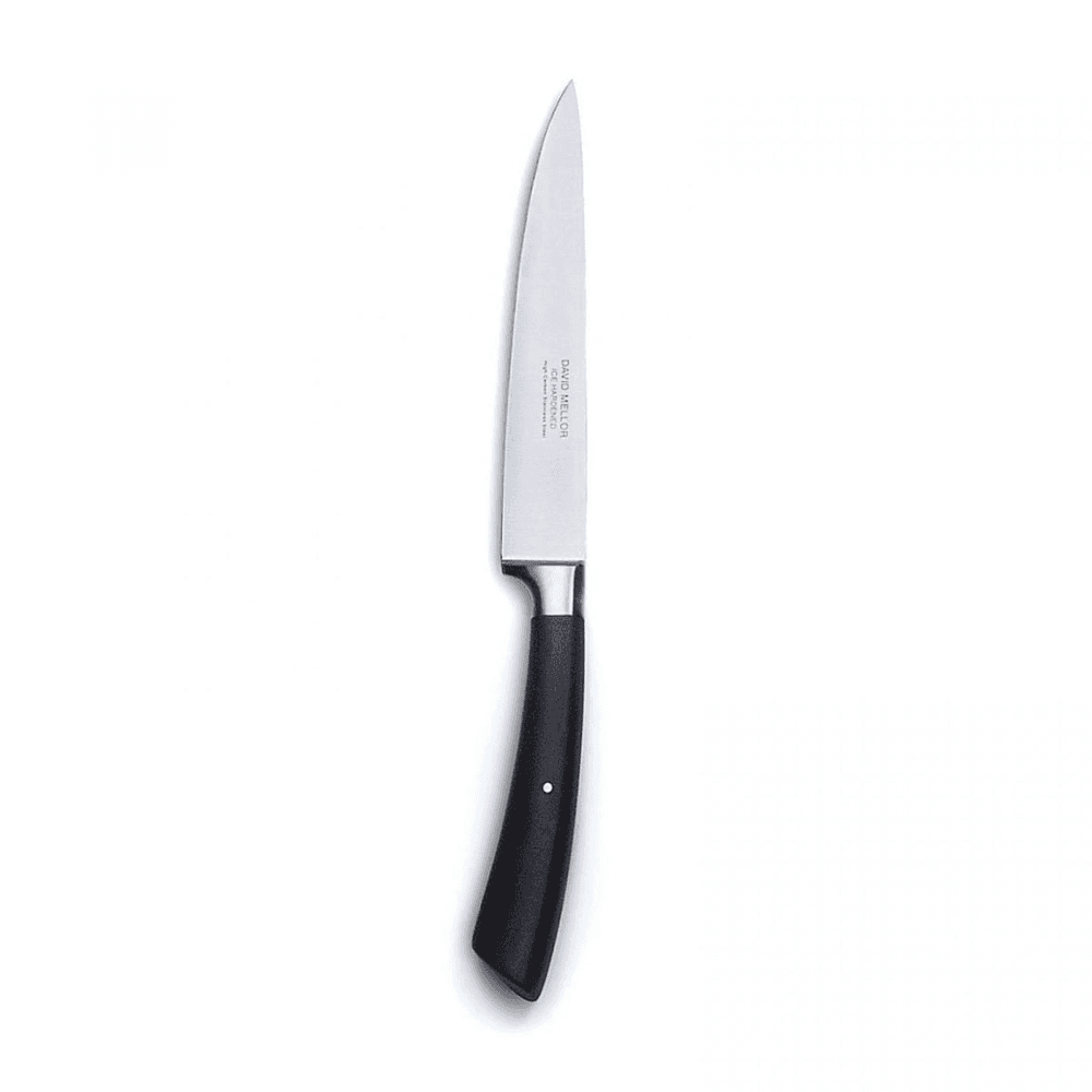 Cooks knife, stainless steel black knife