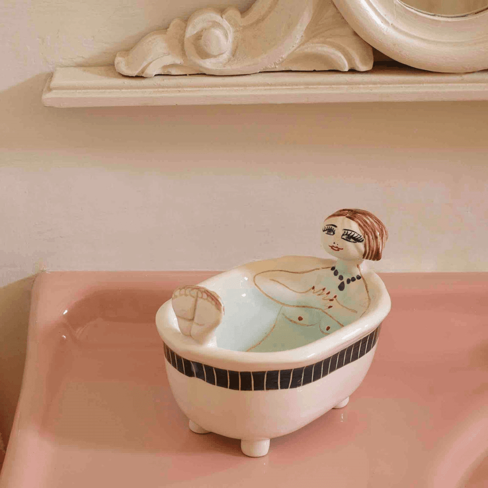 Bruna Bath Soap Dish, Multi