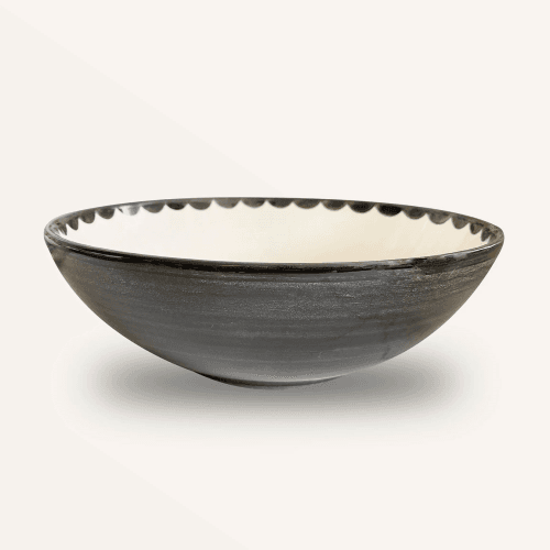 Image showing the Cascos Salad Bowl, Jet Black product.