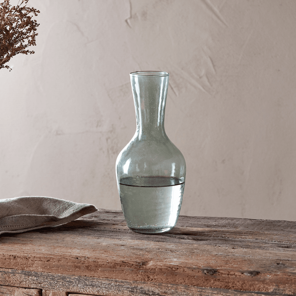 Yala Hammered Carafe, Sage Green