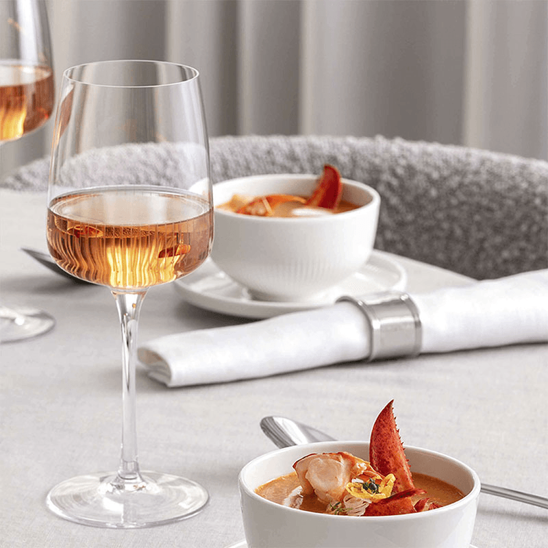 Afina Set of 4 White Wine Glasses
