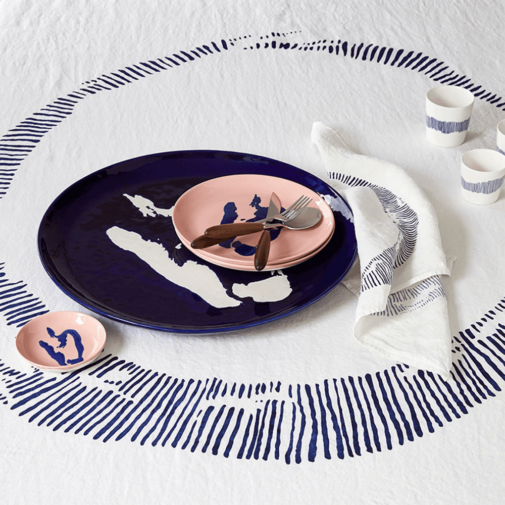 Ottolenghi Extra large serving platter, Blue And White