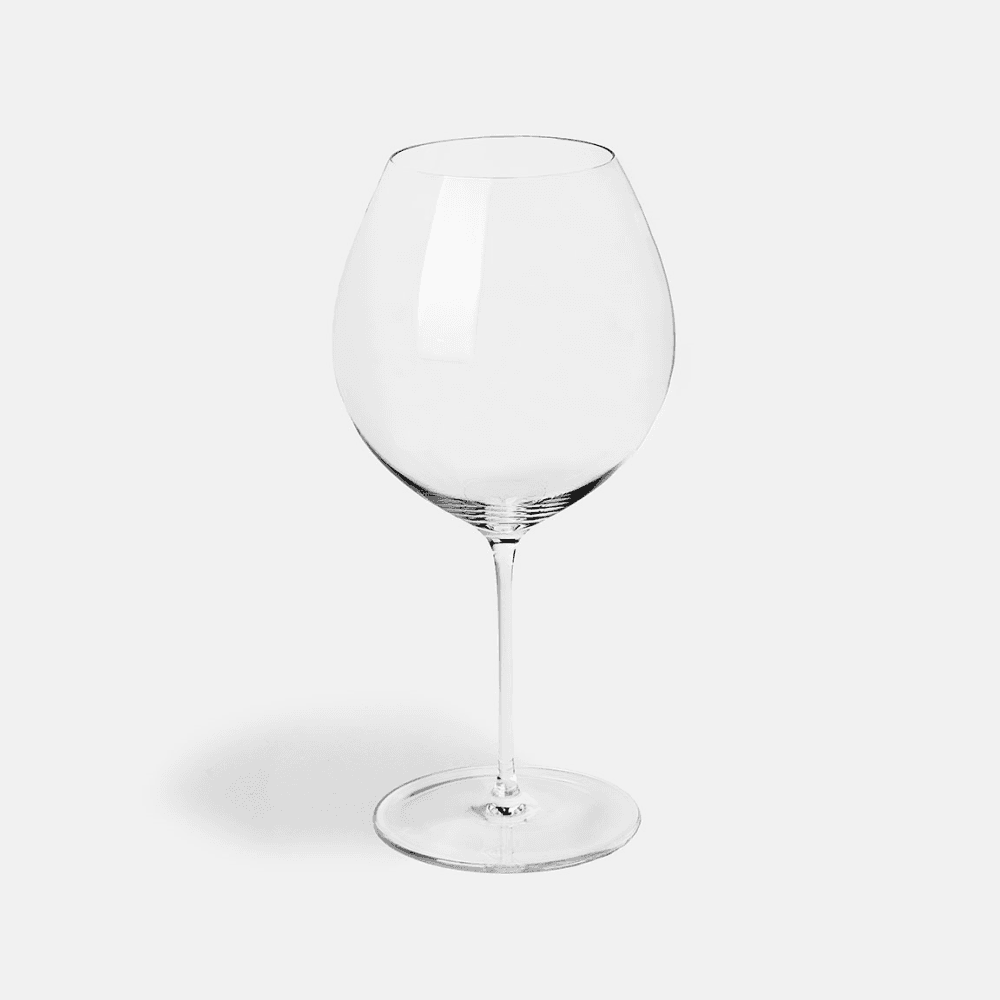 Occassional Set of 2 Burgundy Glasses