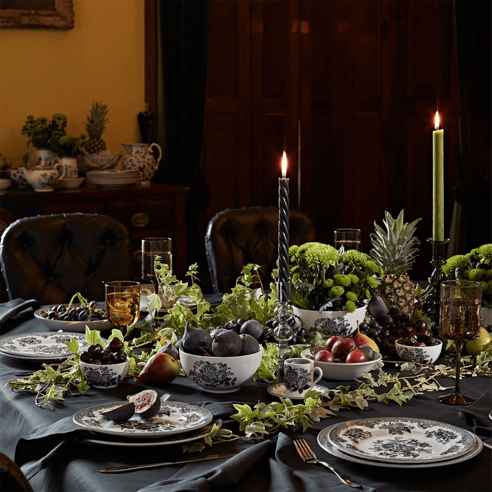 Asiatic Pheasants Plate, Black & White