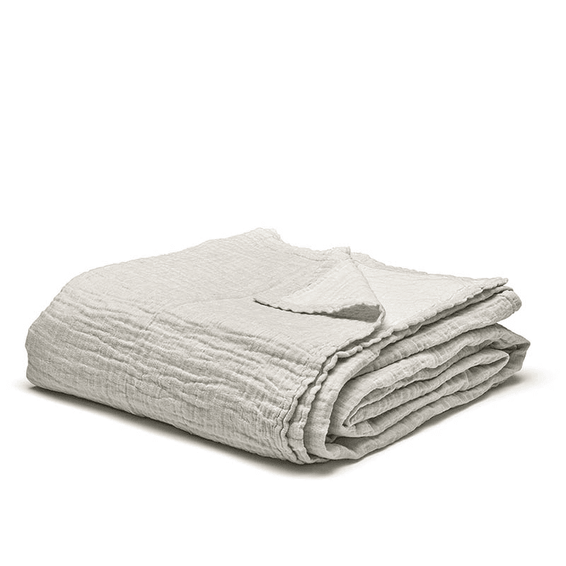 The Linen & Cotton Throw, Clay