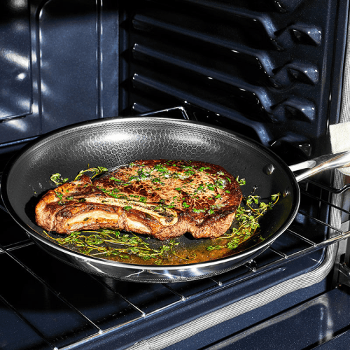 Image showing the Hybrid Pan with Lid, Steel product.