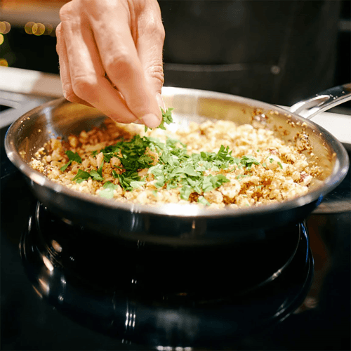 Image showing the Fry pan tri-ply, Stainless steel product.