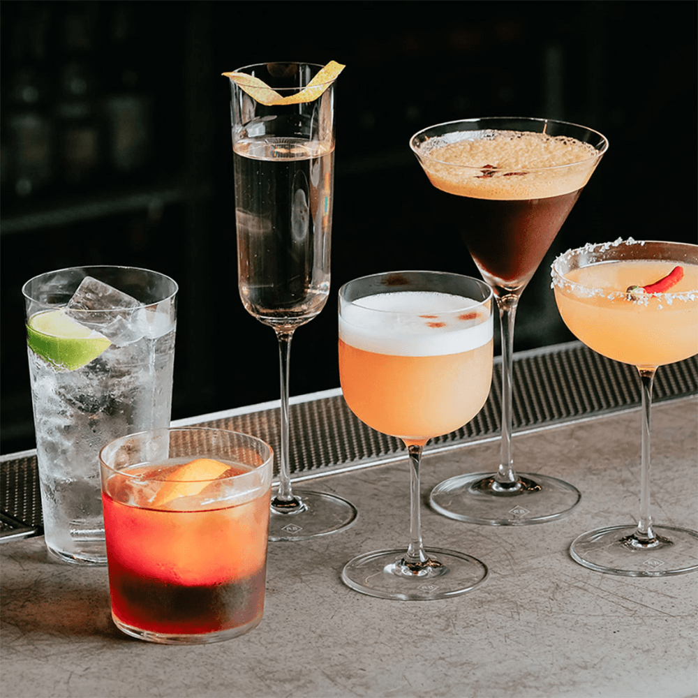 Cocktail Set of 4 Highball Glasses