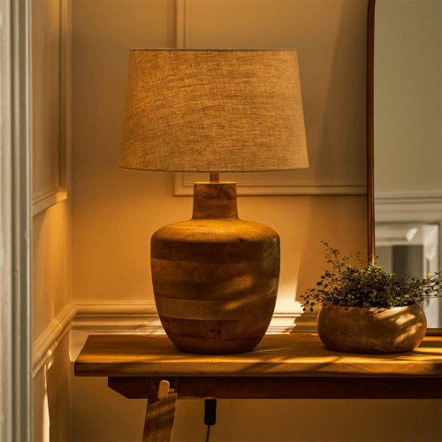 Image showing the Westridge Table Lamp, Natural product.