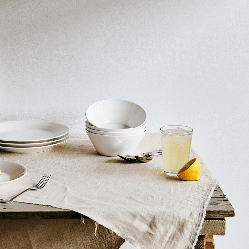 Pure Set of 4 Cereal Bowls, White