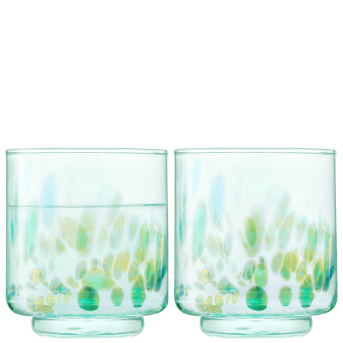 Image showing the Sea Glass Set of 2 Tumblers, Ocean Green product.