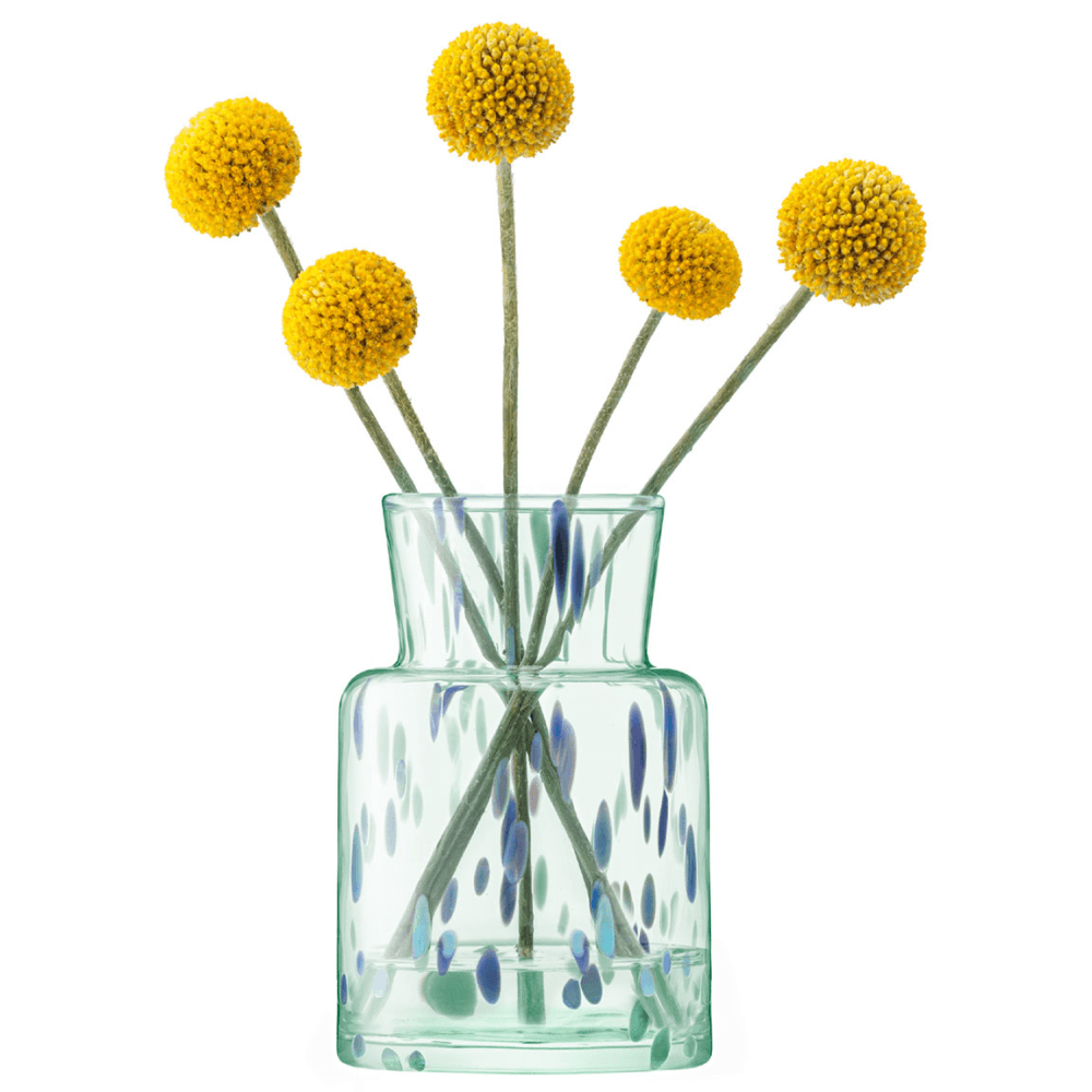 Sea Glass Bud Vase, Ocean Blue
