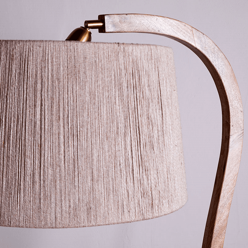 Namira Floor Lamp, Mango Wood