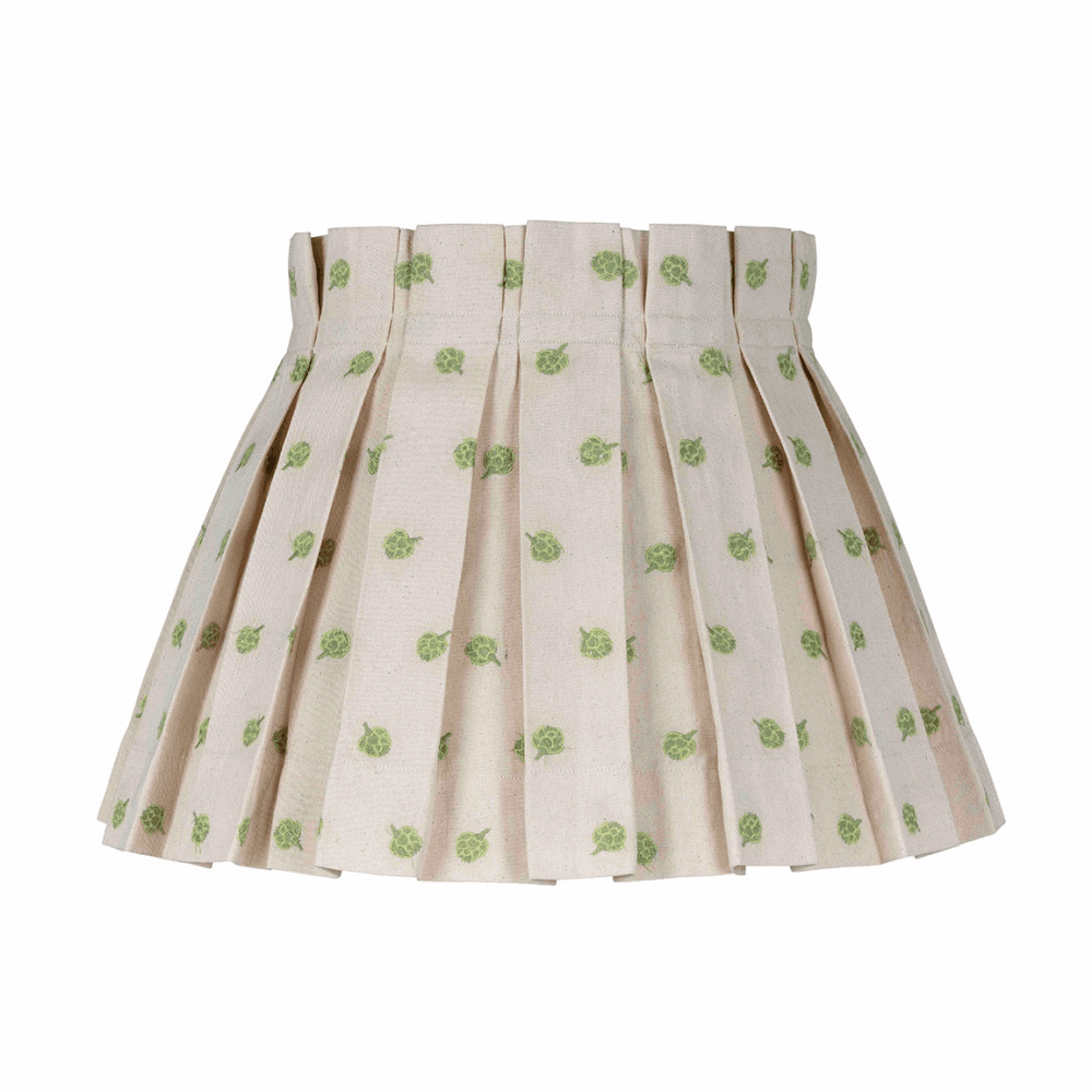 Cotton Structured Box Pleat Lampshade