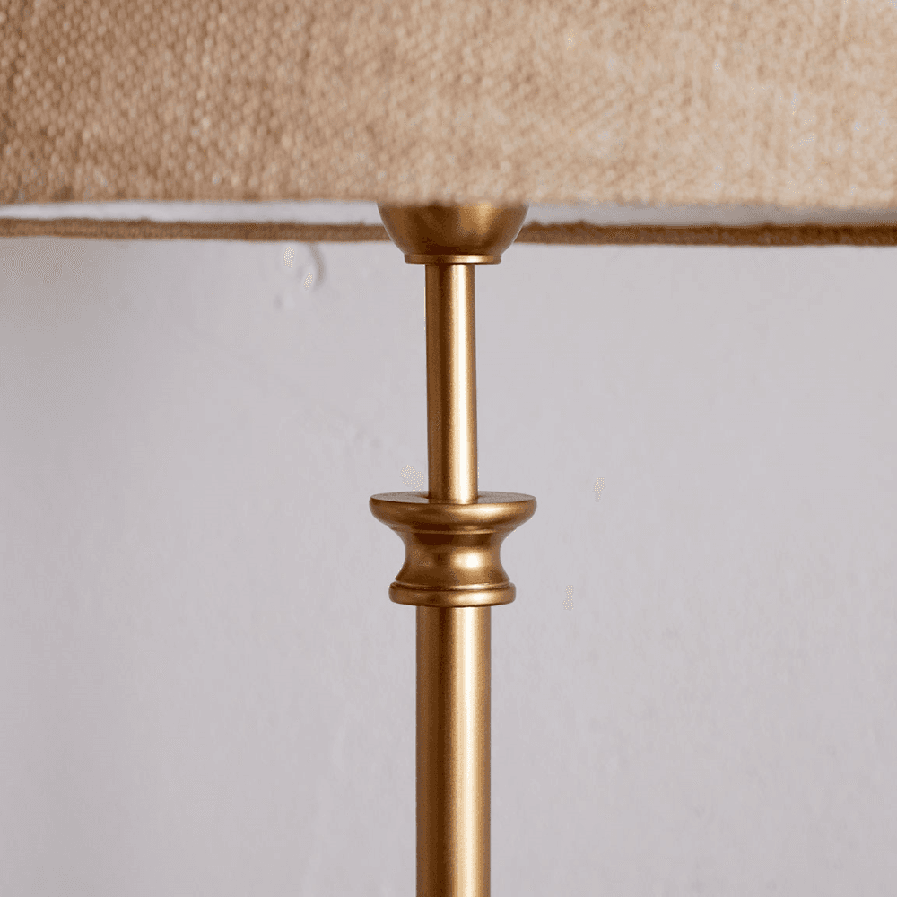 Ehadi Floor Lamp, Antique Brass