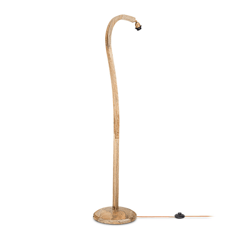 Namira Floor Lamp, Mango Wood