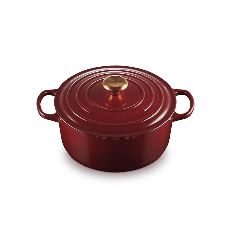 Signature Cast Iron Round Casserole