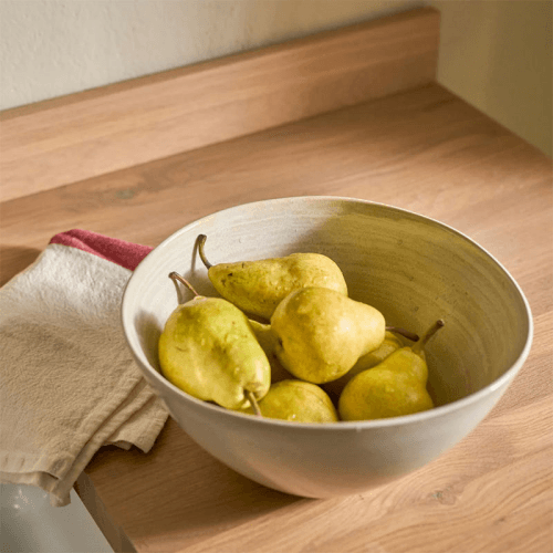 Image showing the Amberley Serving Bowl, Yellow product.