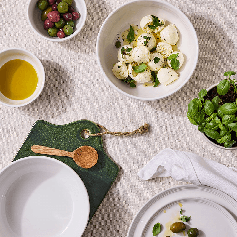 Stoneware Coupe Snack Bowl