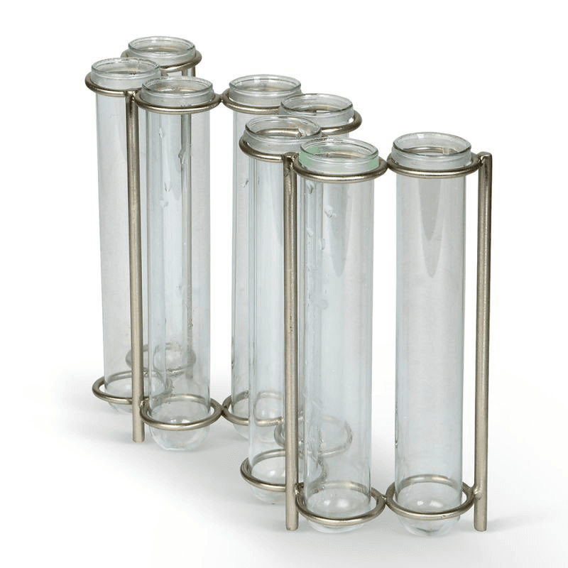 W-Shape Test Tube Vase, Glass