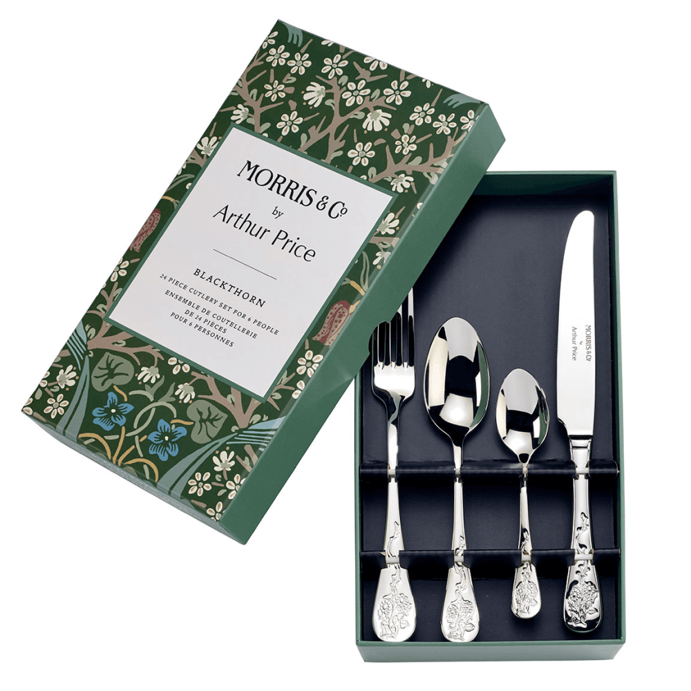 Morris & Co 24 Piece Cutlery Set, Stainless Steel