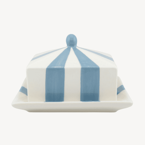 Image showing the Circus Striped Butter Dish product.