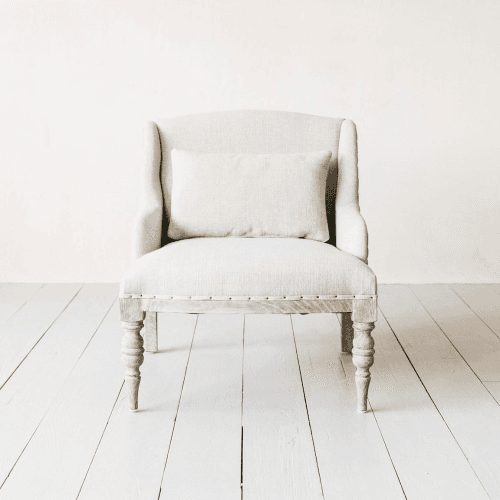 Image showing the Duchess Linen Armchair, Natural product.