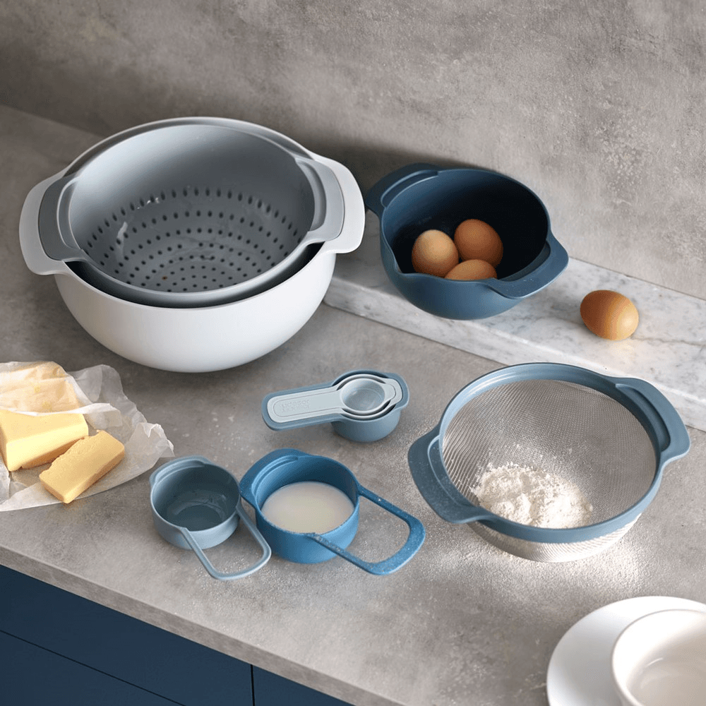 Nest 9 Plus Bowl Set, Sky Blue