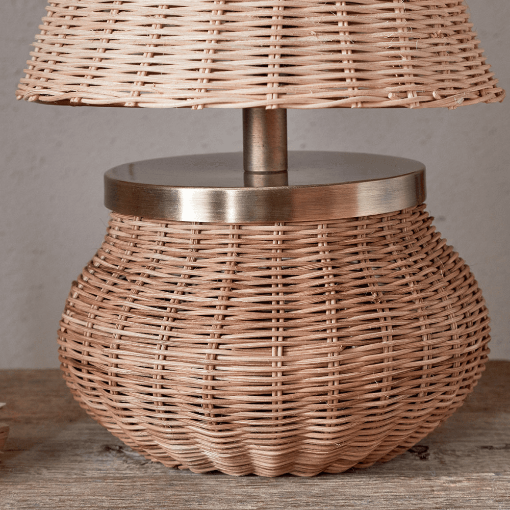 Cija Rattan Table Lamp, Natural