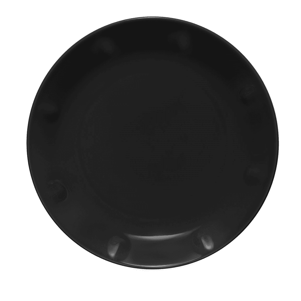 Solare Dinner Plate, Dark Grey