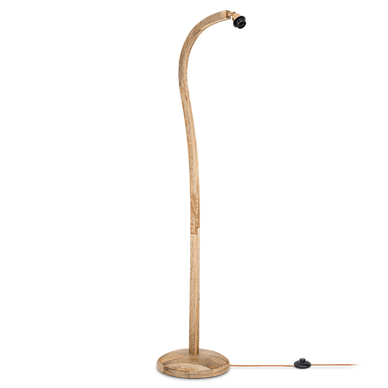 Namira Floor Lamp, Mango Wood
