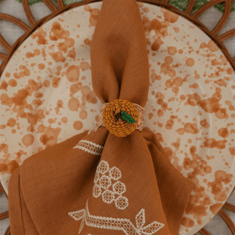 Oranges Set of Napkin Rings