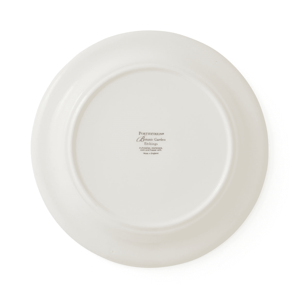 Botanic Garden Etchings Set of 6 Dinner Plates, Multi
