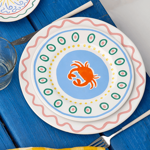 Image showing the Summer Bliss Crab Salad/Dessert Plate, Multi product.