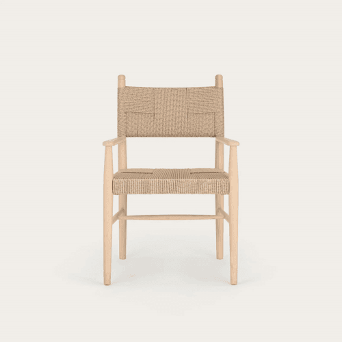 Image showing the Tilbury Rattan Carver Chair, Natural Oak product.