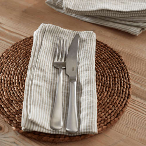 Image showing the Sid Stripe Set of 4 Napkins product.
