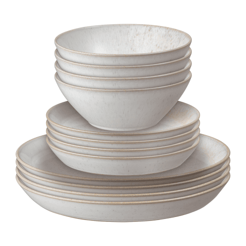 Image showing the Kiln Coral 12 Piece Dinnerware Set product.