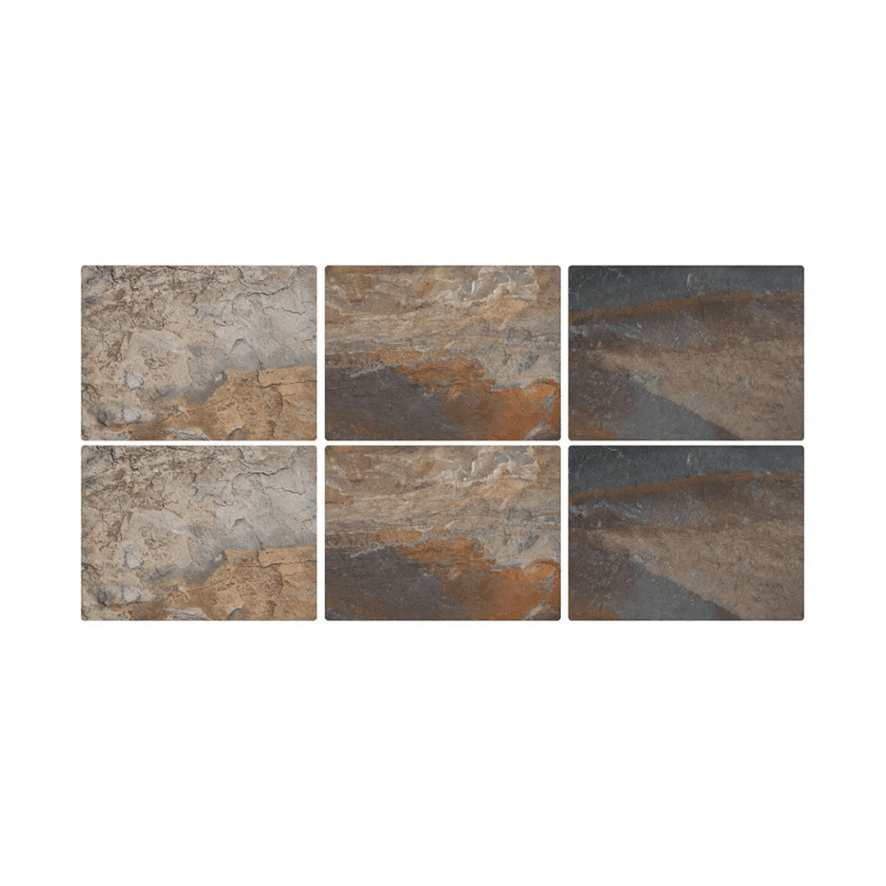 Slate Set of 6 Placemats, Earth