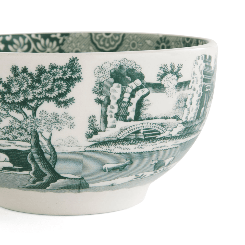 Heritage Italian Set of 4 Dip Bowls, Green